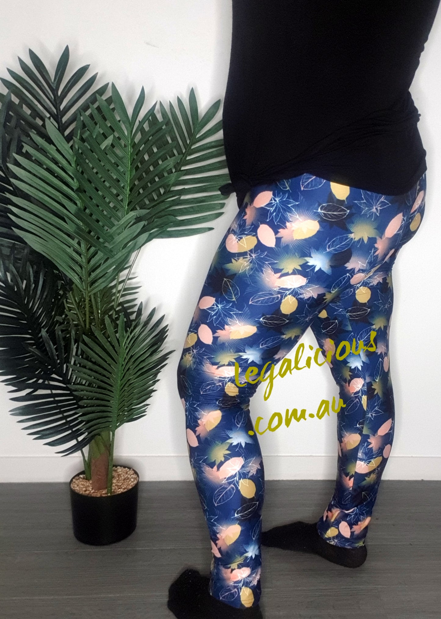 Deluxe - Autumn Leaves - Full Length Leggings