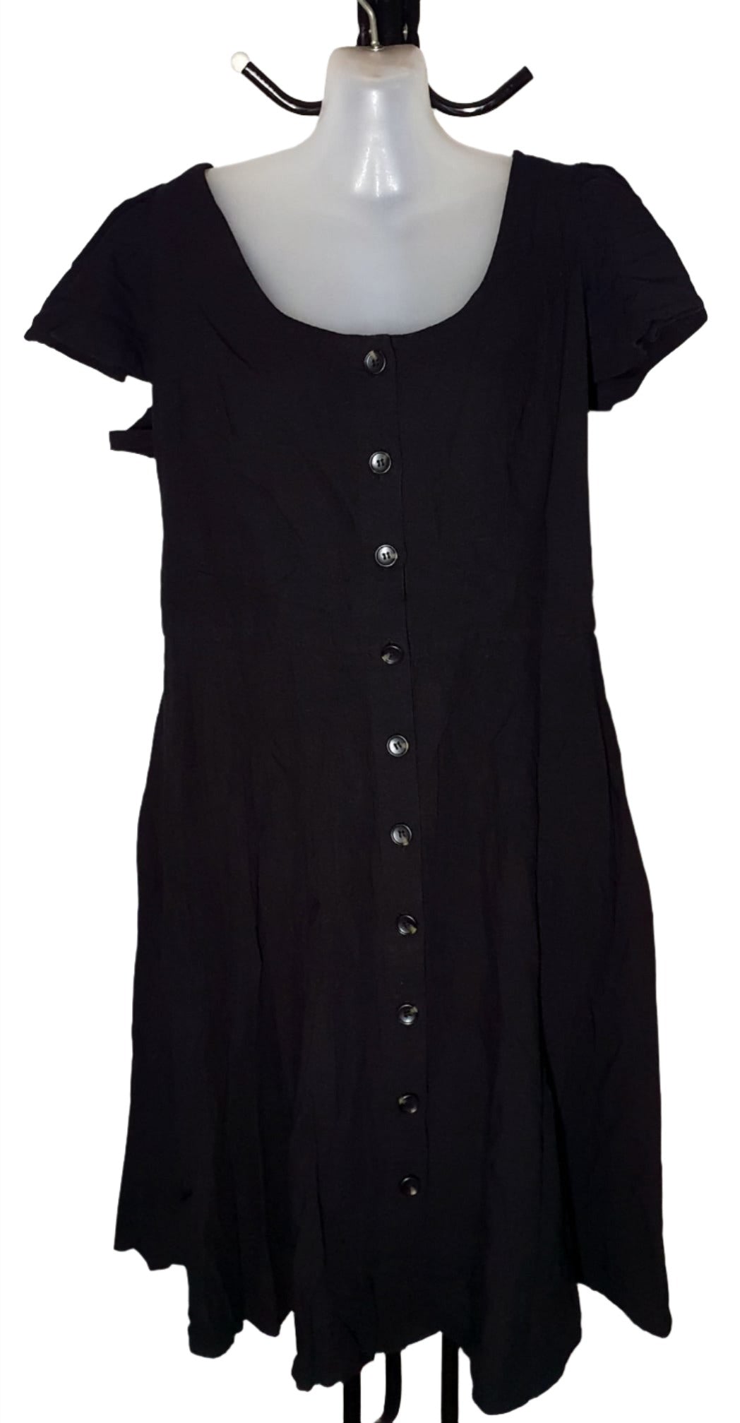 City Chic Small - Black Dress