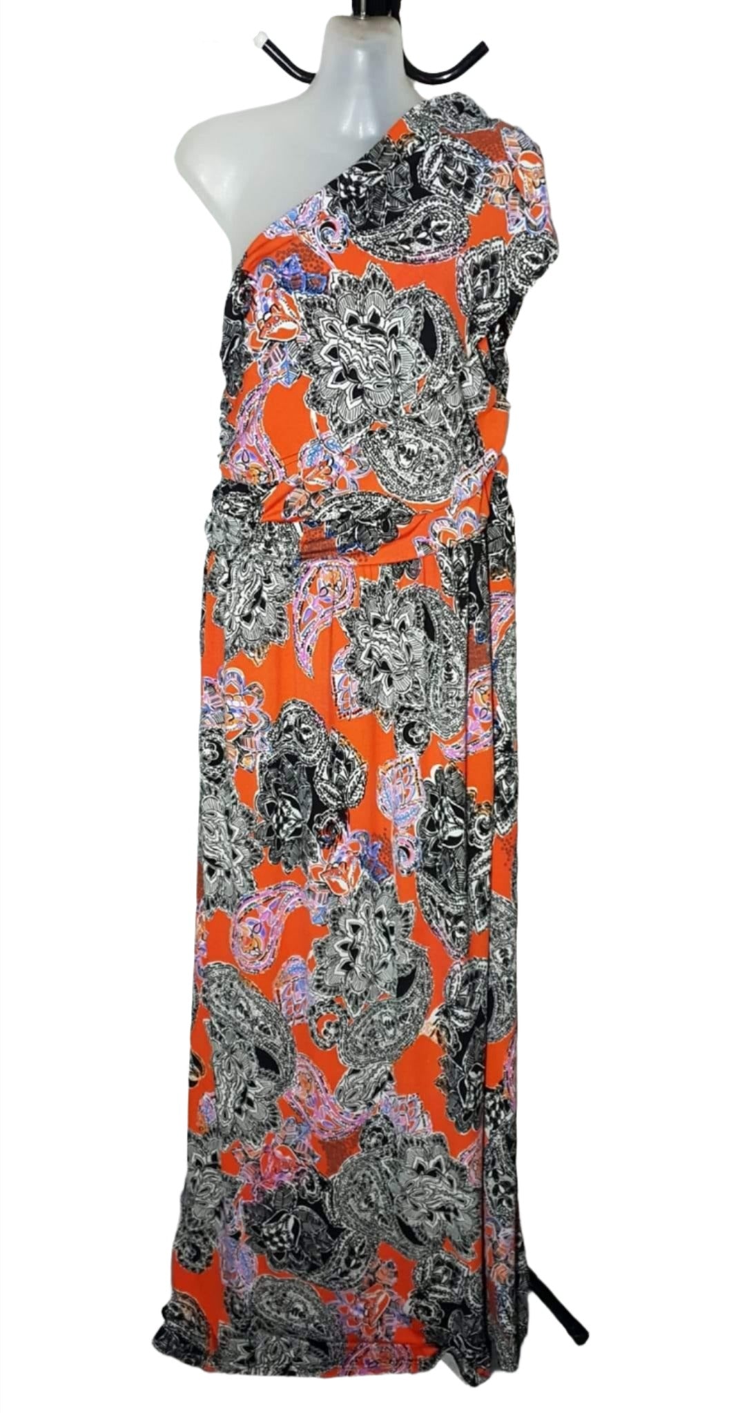 City Chic XS - One Shoulder Maxi Dress