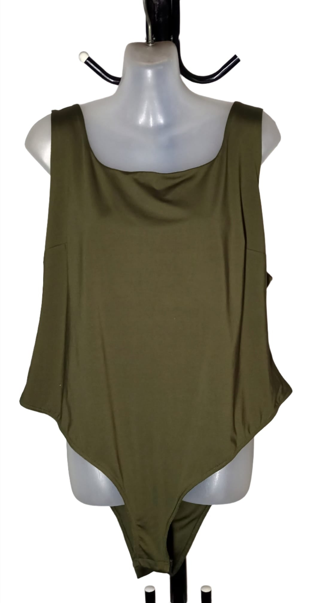 City Chic Large - Khaki Stretchy Bodysuit