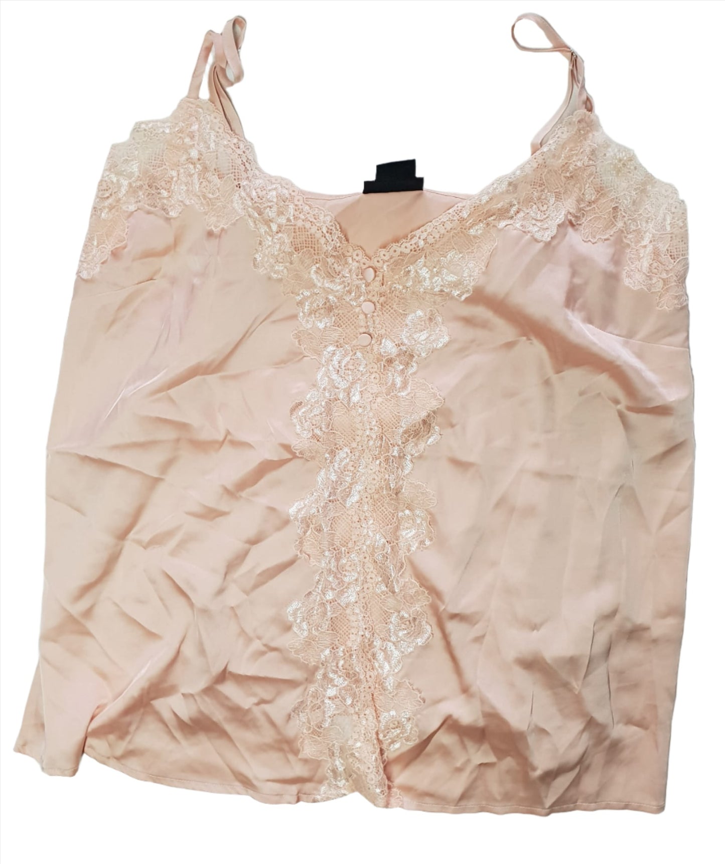 City Chic Medium - Satin Lace Cami And Brief Set