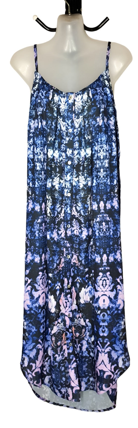 City Chic XS - Printed Strappy Maxi Dress