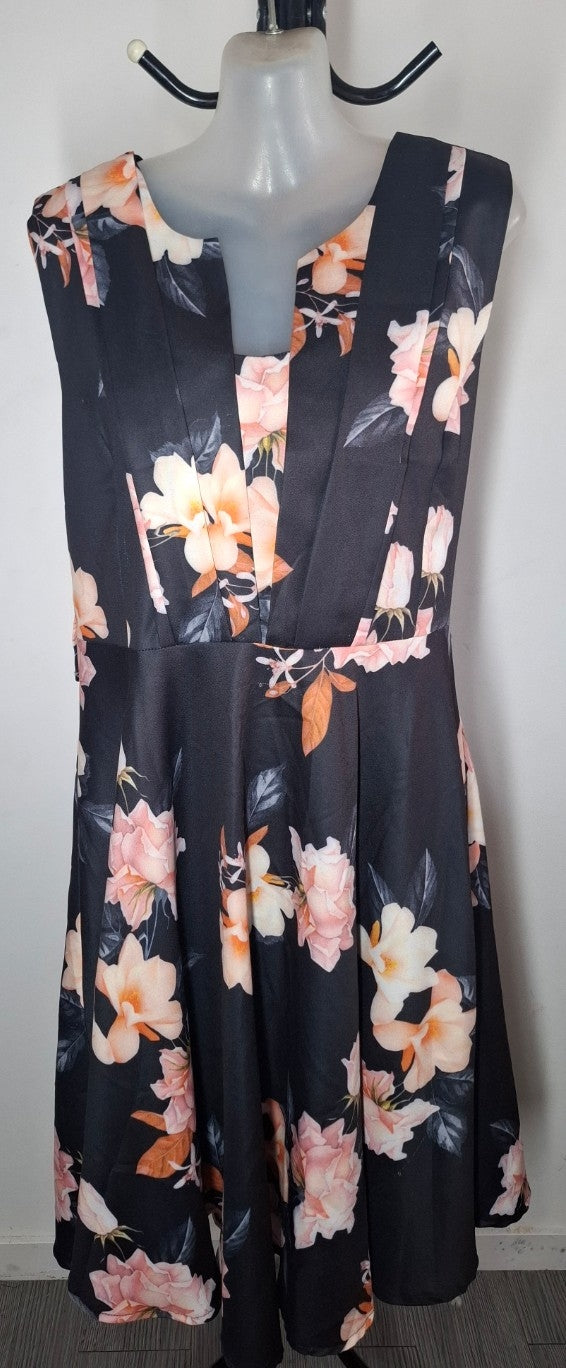 Size 14 - Caroline Morgan Floral Fit & Flare Dress