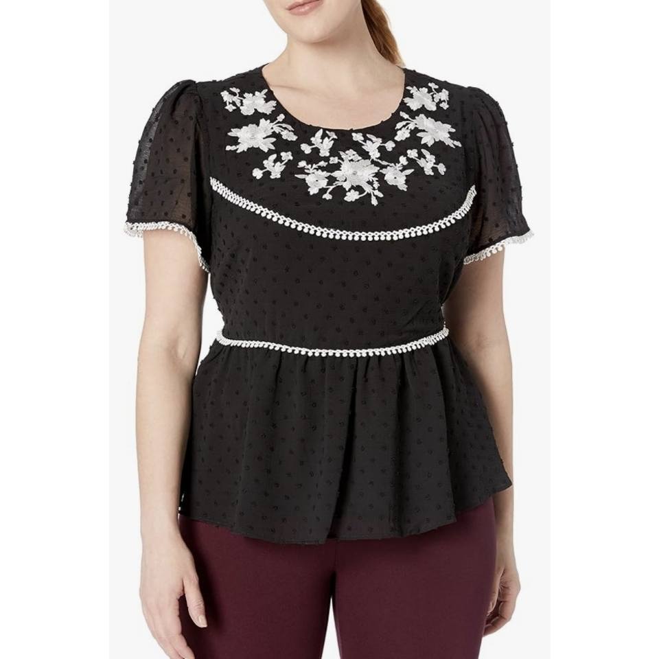 City Chic XS - Peplum Top