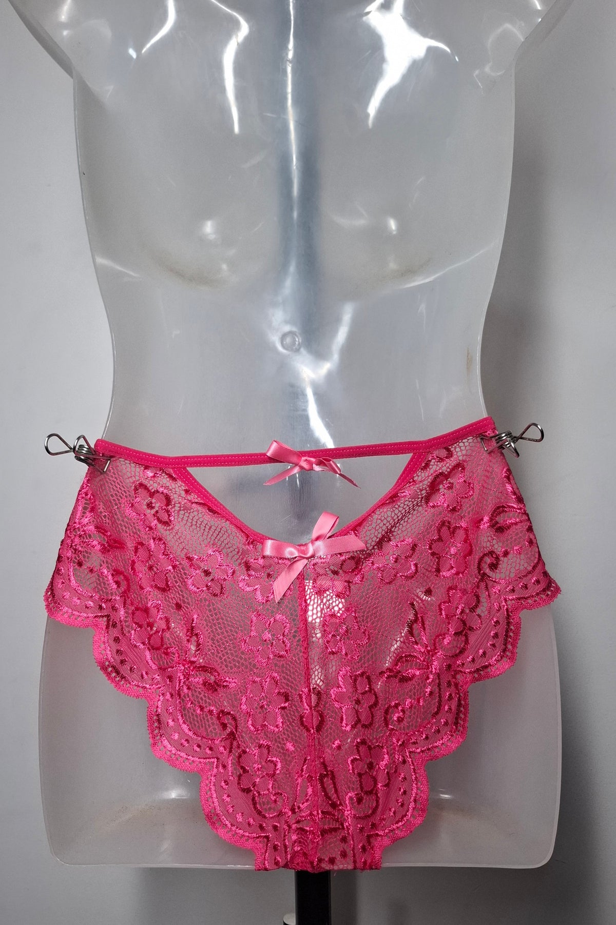 Size 18 - Pink Lace Strappy Underwear - Brand New