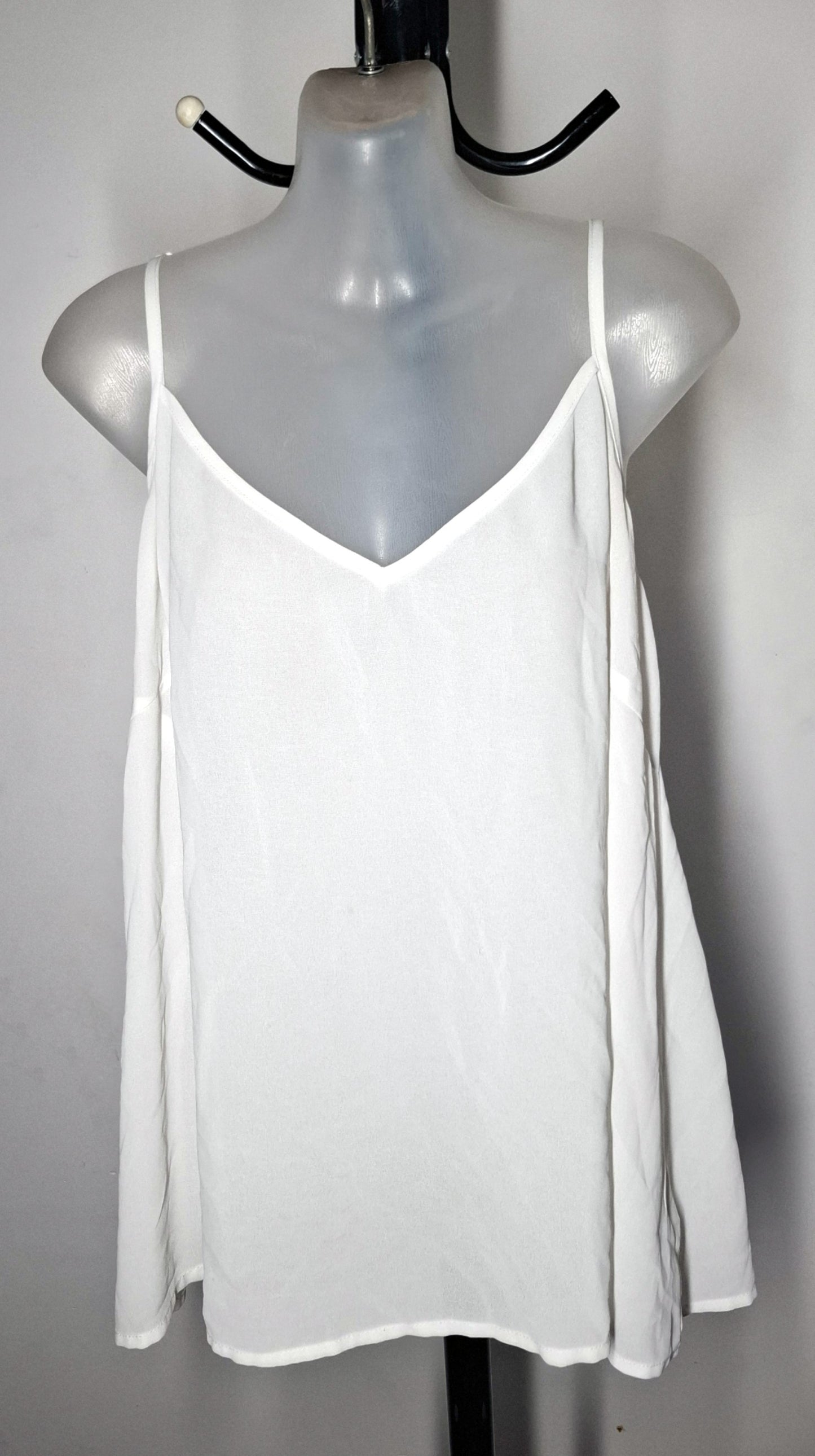 City Chic Medium - White Cami Top