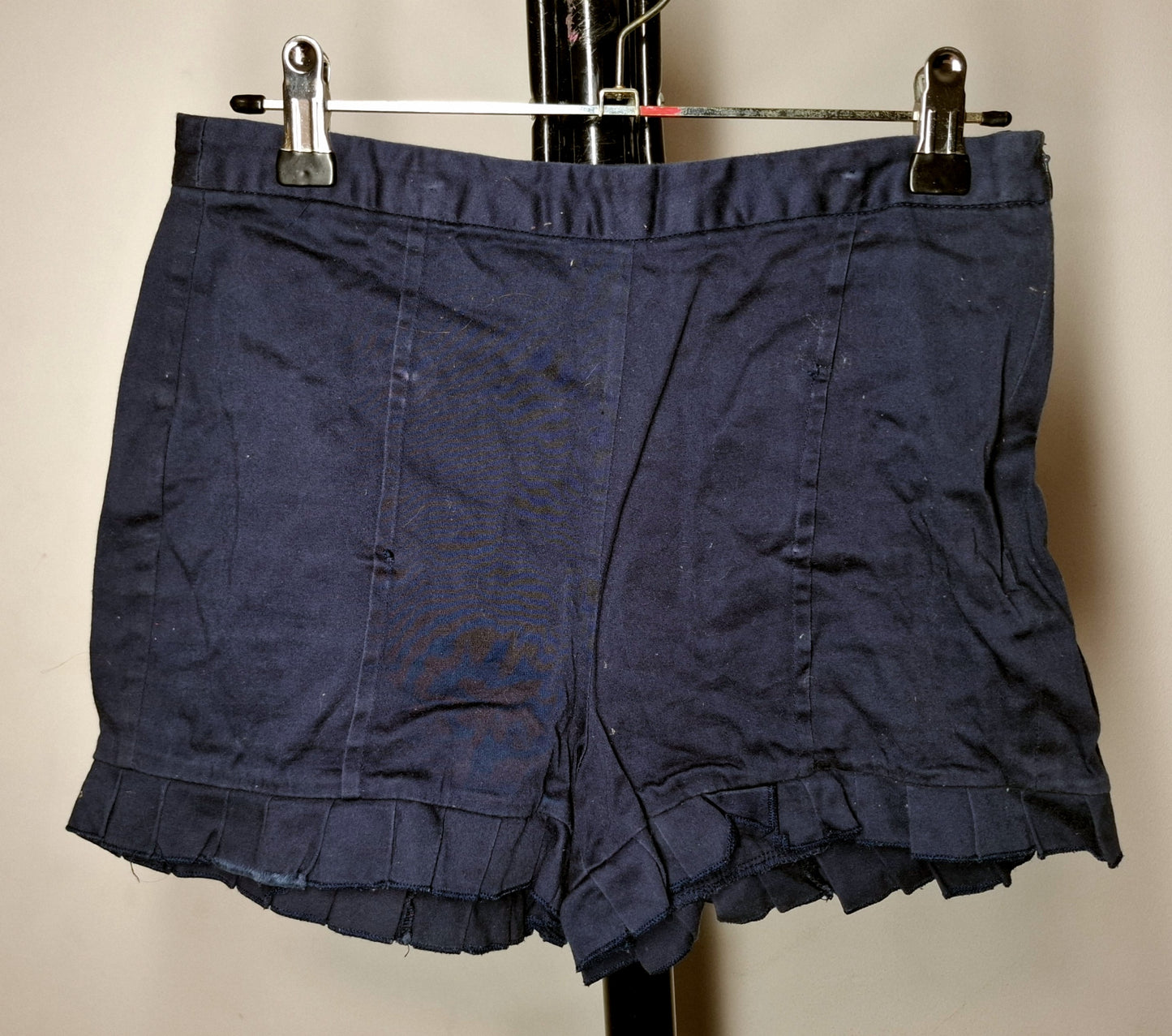 Size 8 - Navy Frill Shorts