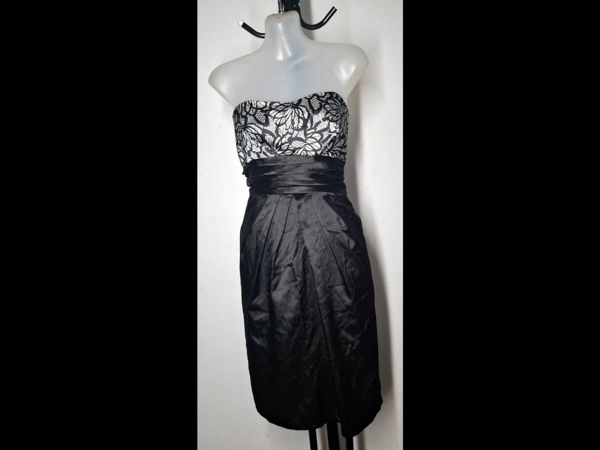 Size 14 - Strapless Satin Dress