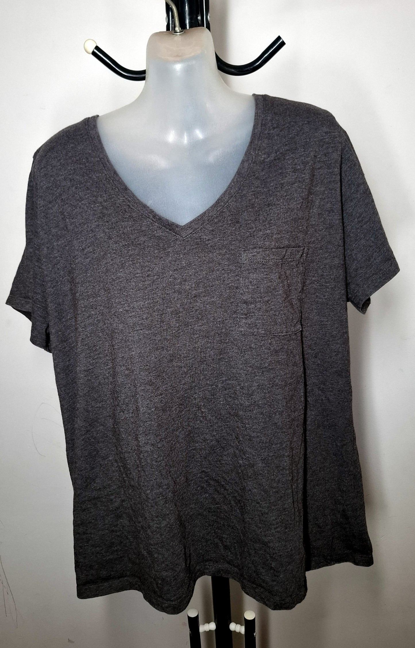 Size 22 - Gray T-Shirt With Pocket