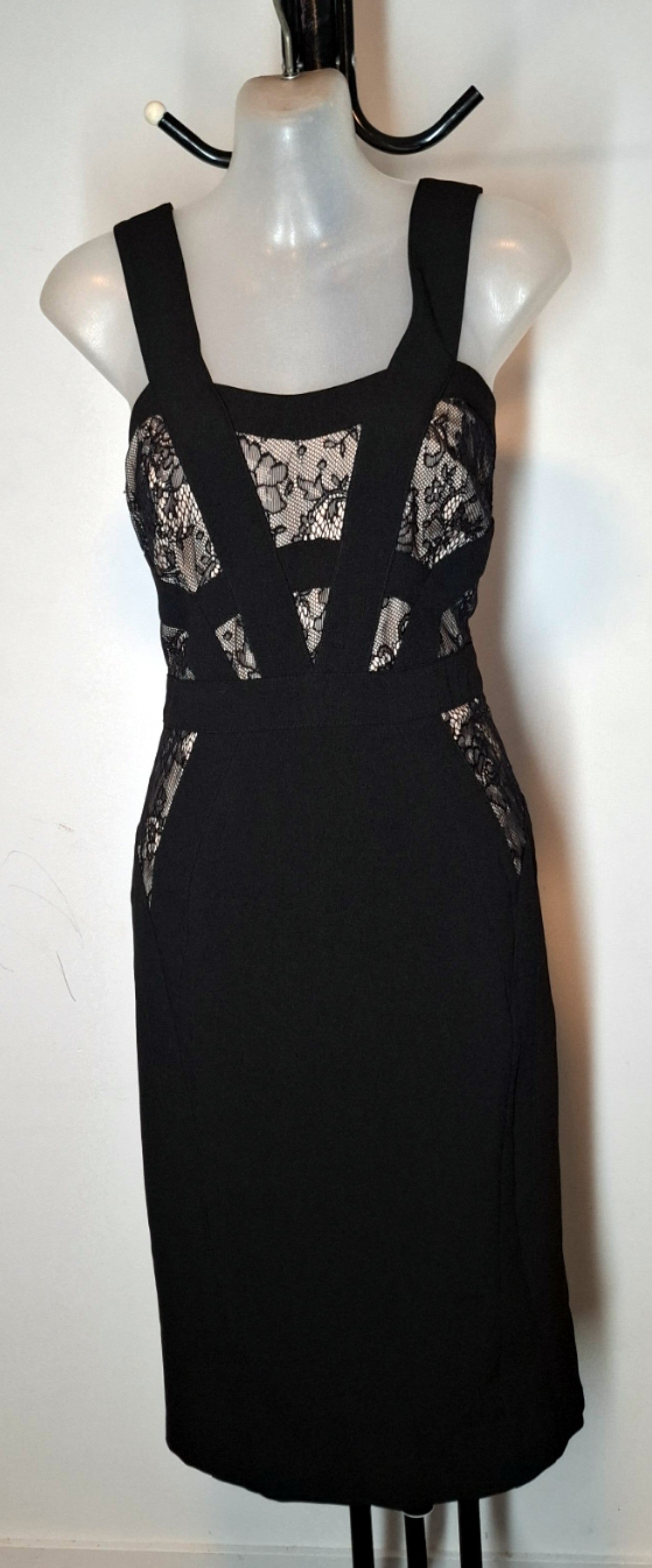 City Chic XS - Black Lace Dress