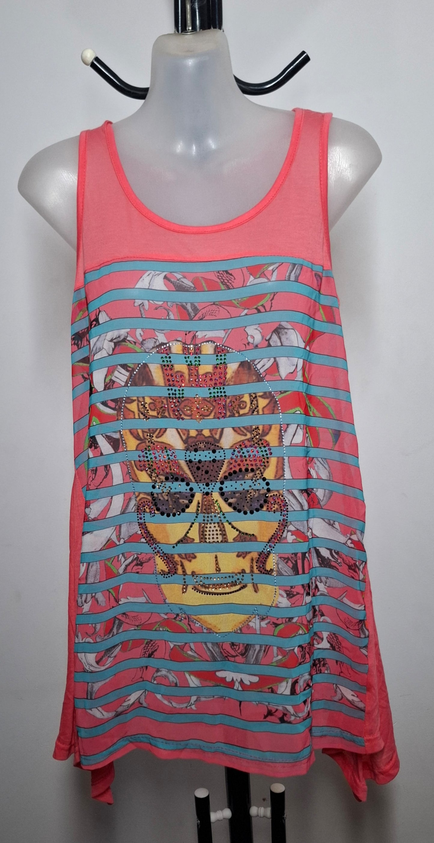 Size 12 - Sheer Skull Top