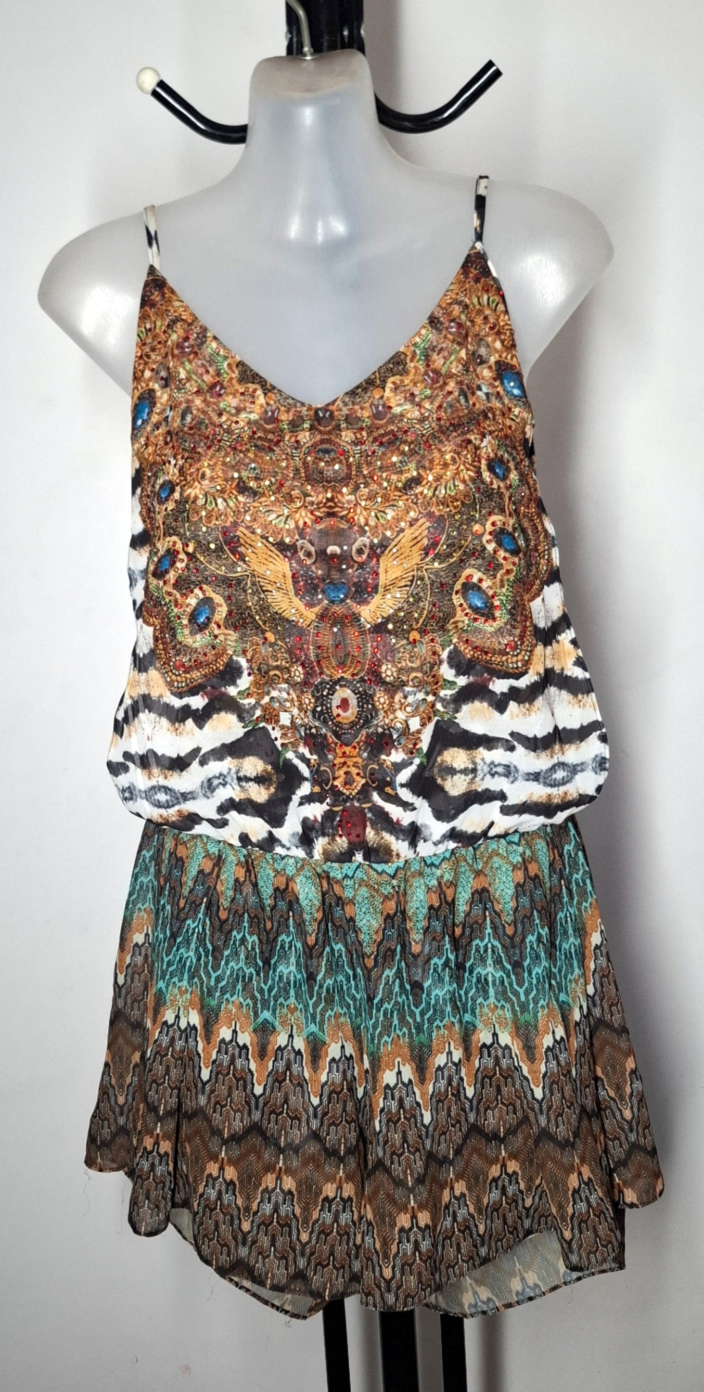 Size 10 - Elastic Waist Playsuit