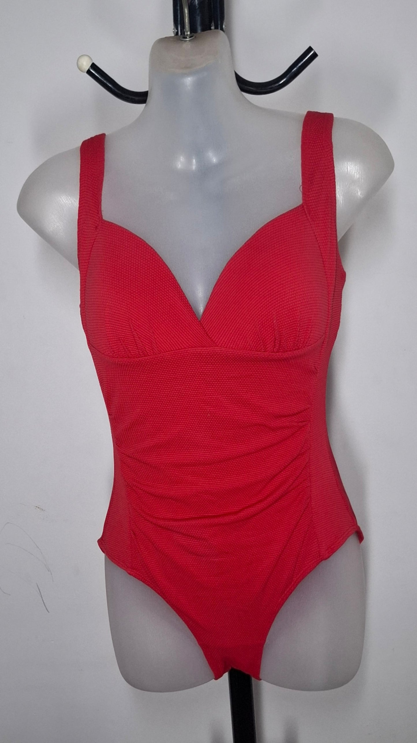 Size 10 - Red Stretchy One Piece Swimmers