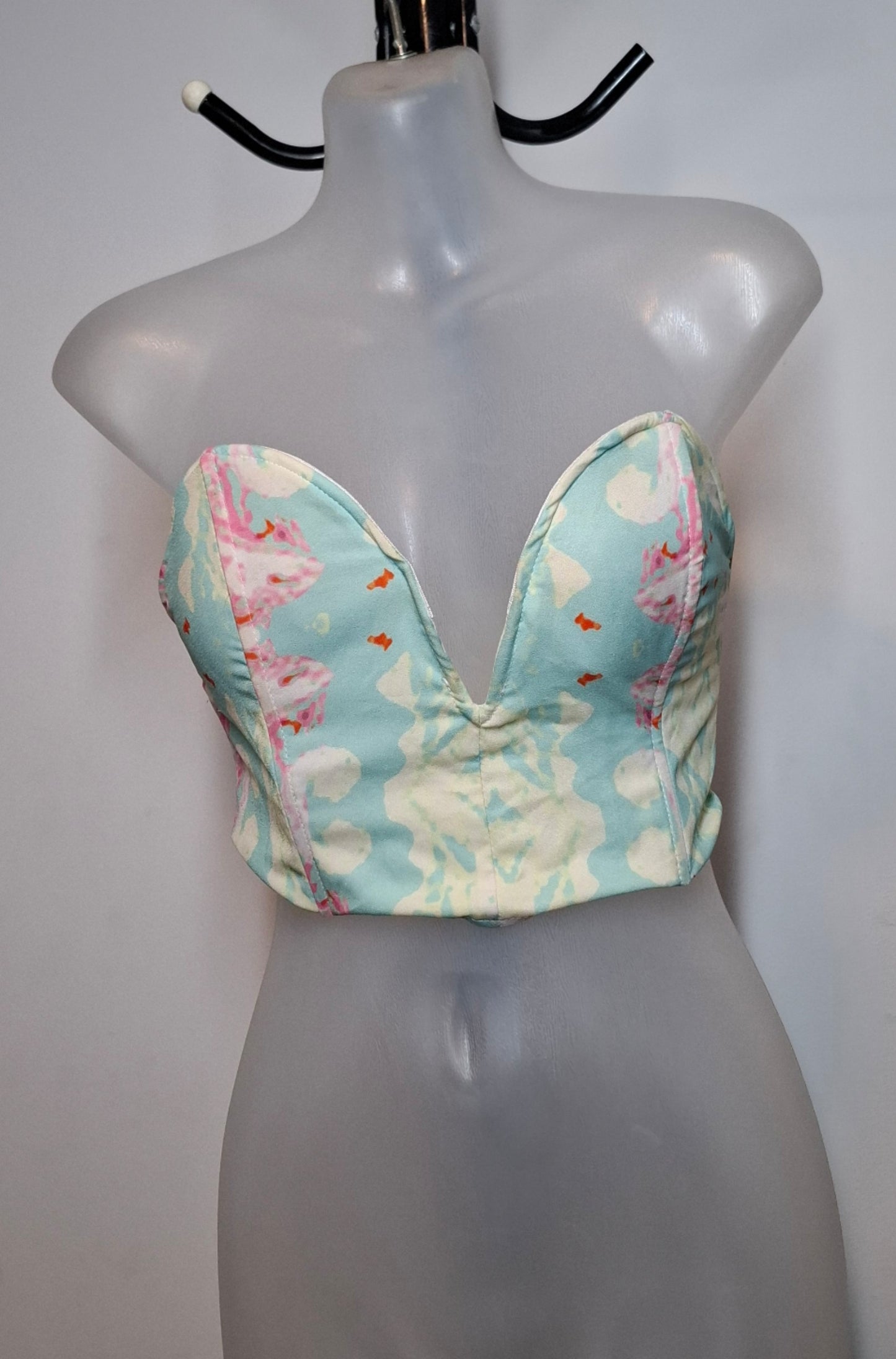 Size 8 - Deep V Crop Top