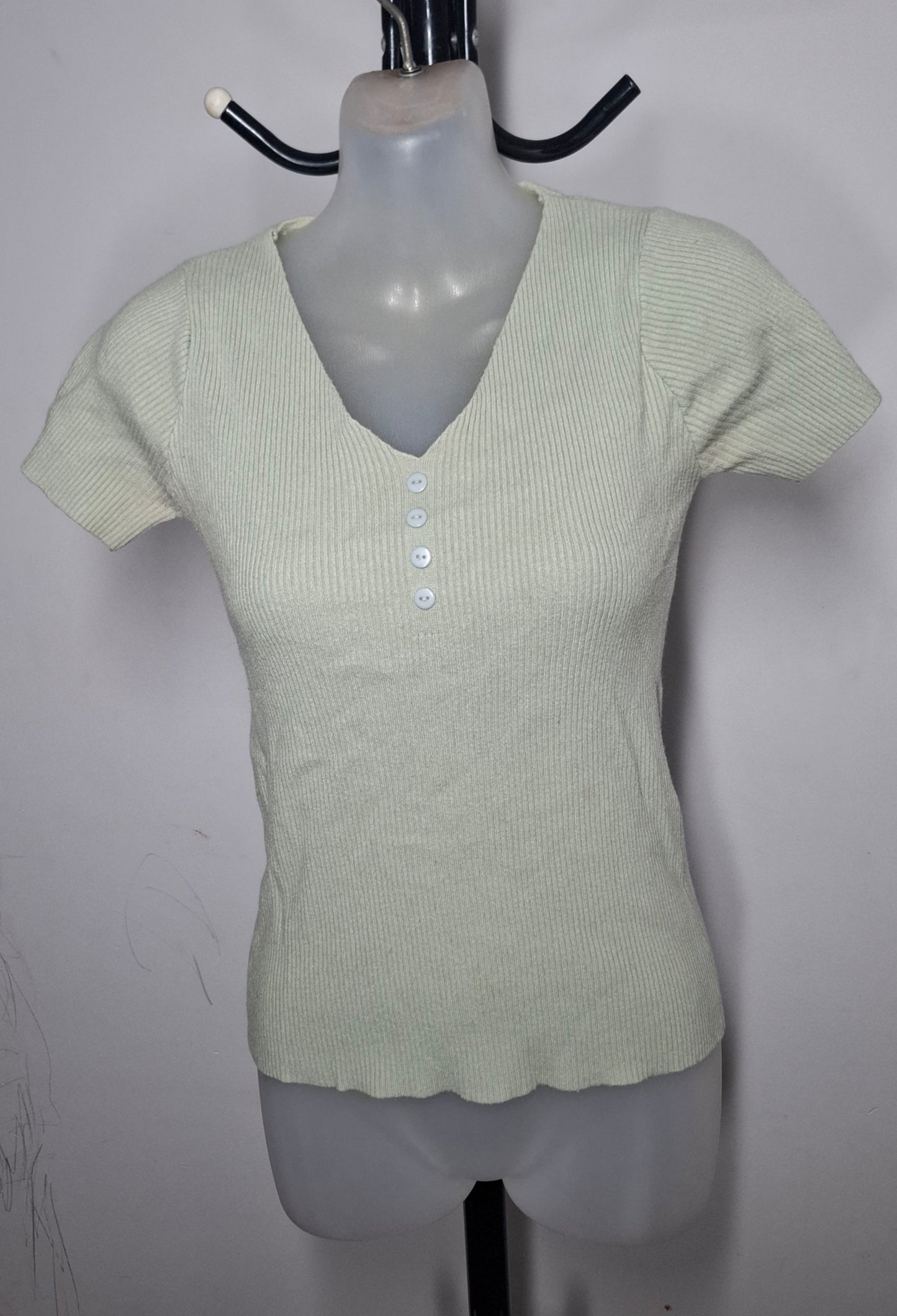 Size 10 - Stretchy Rib Knit Top