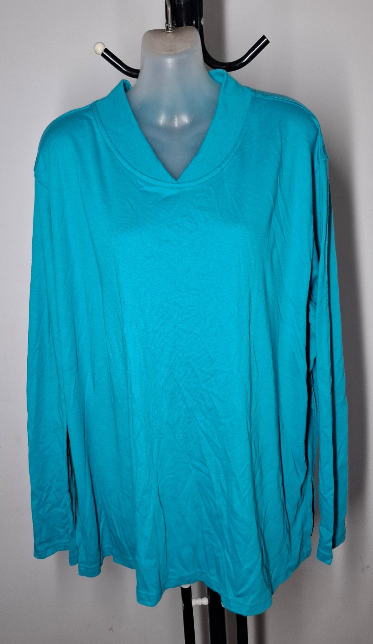 Size 24 - Stretchy Cotton Long Sleeve Top