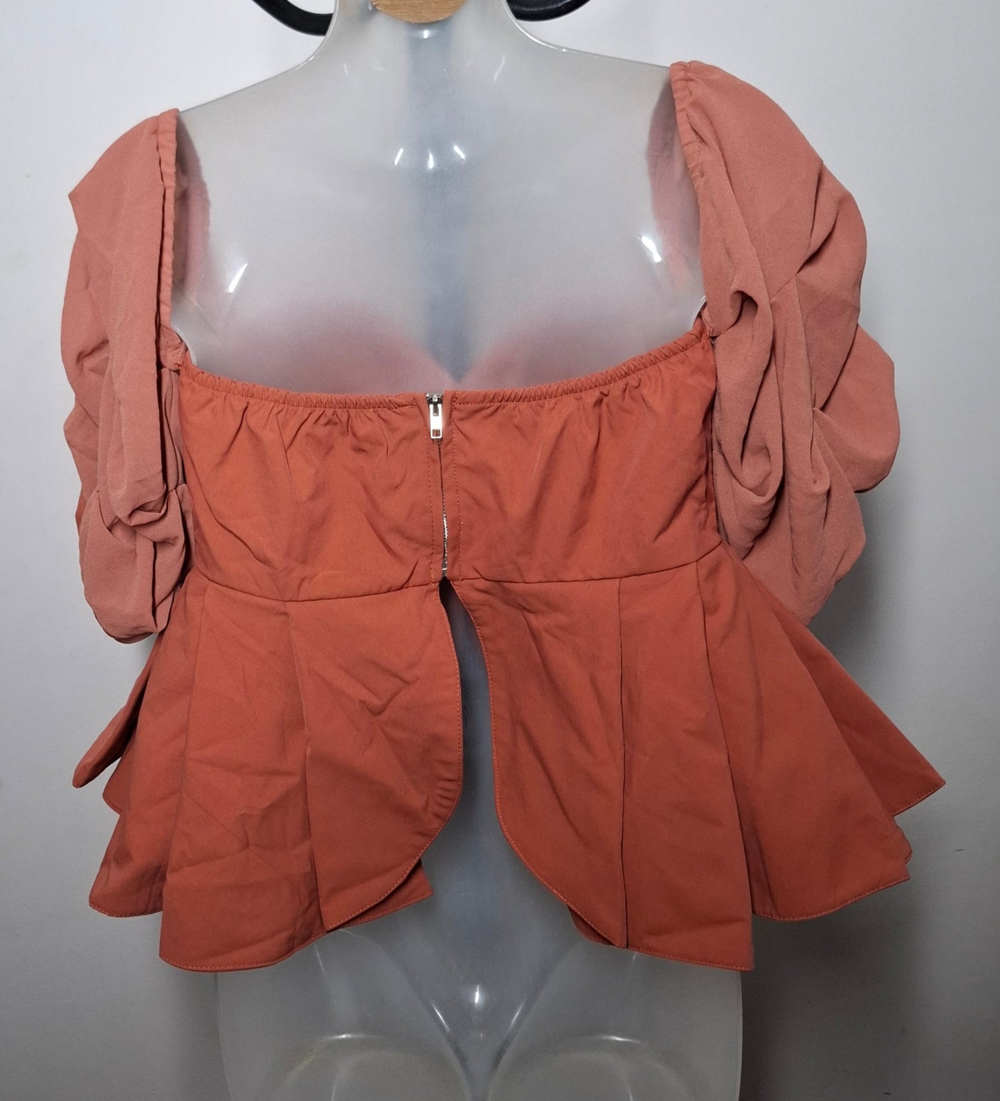 Size 10 - Off Shoulder Peplum Top
