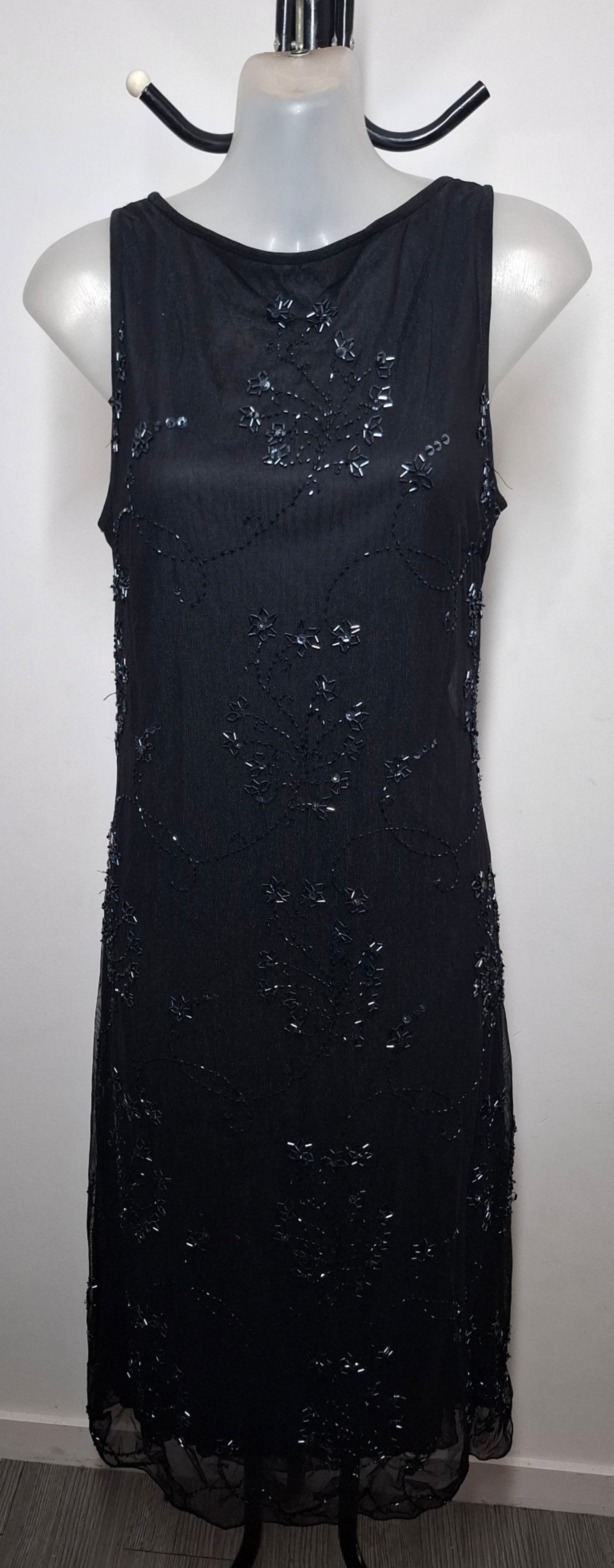 Size 12 - Black Embellished Dress