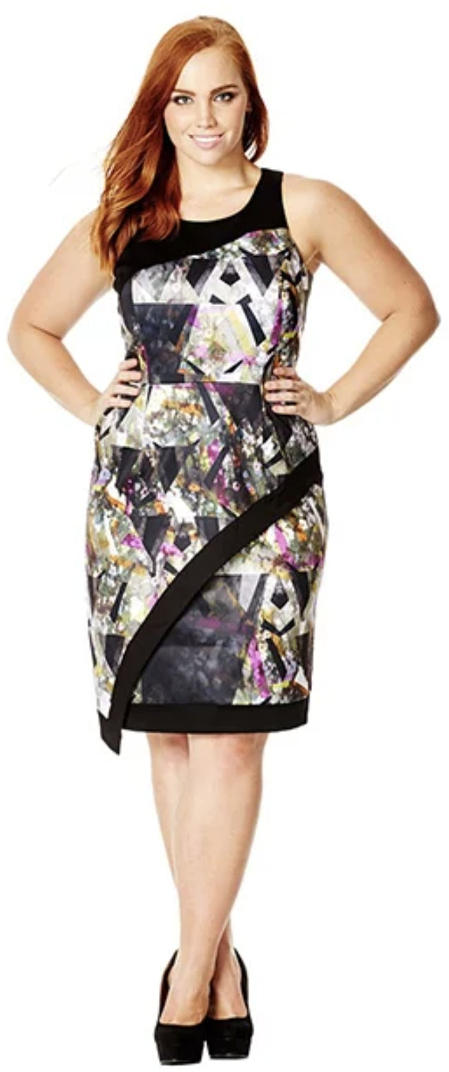 City Chic XS - Asymmetrical Dress