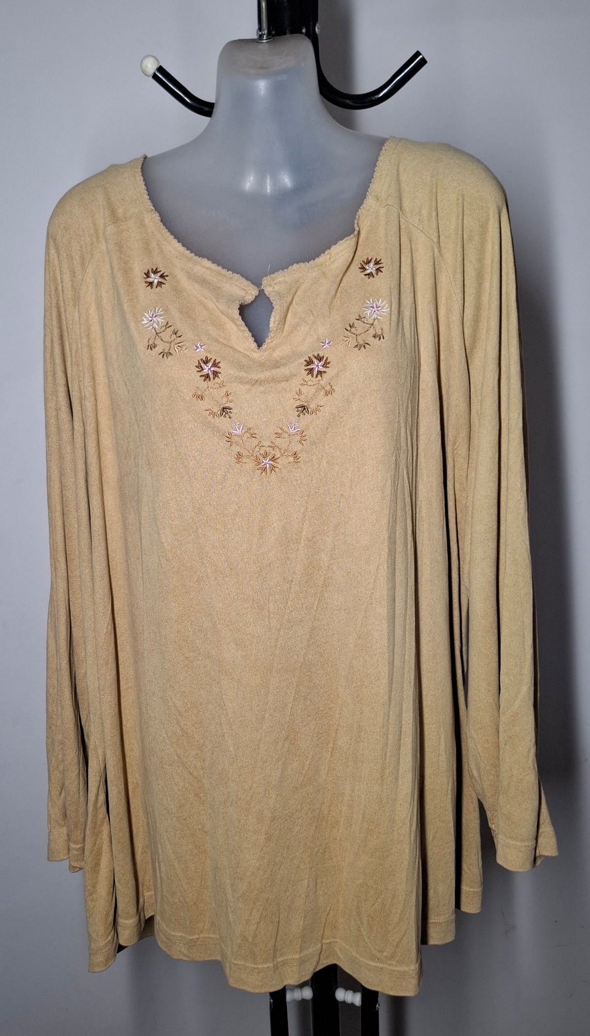 Size 24 - Softer Suede Feel Long Sleeve Top