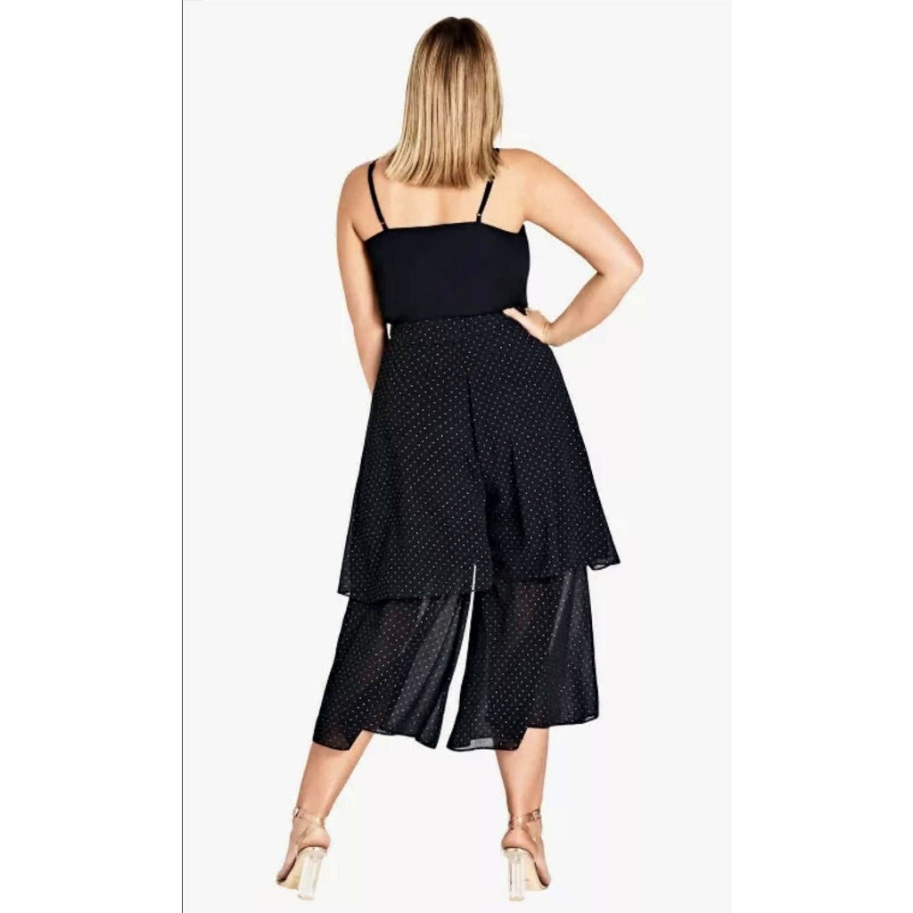 City Chic Medium - Black Skirt Pants