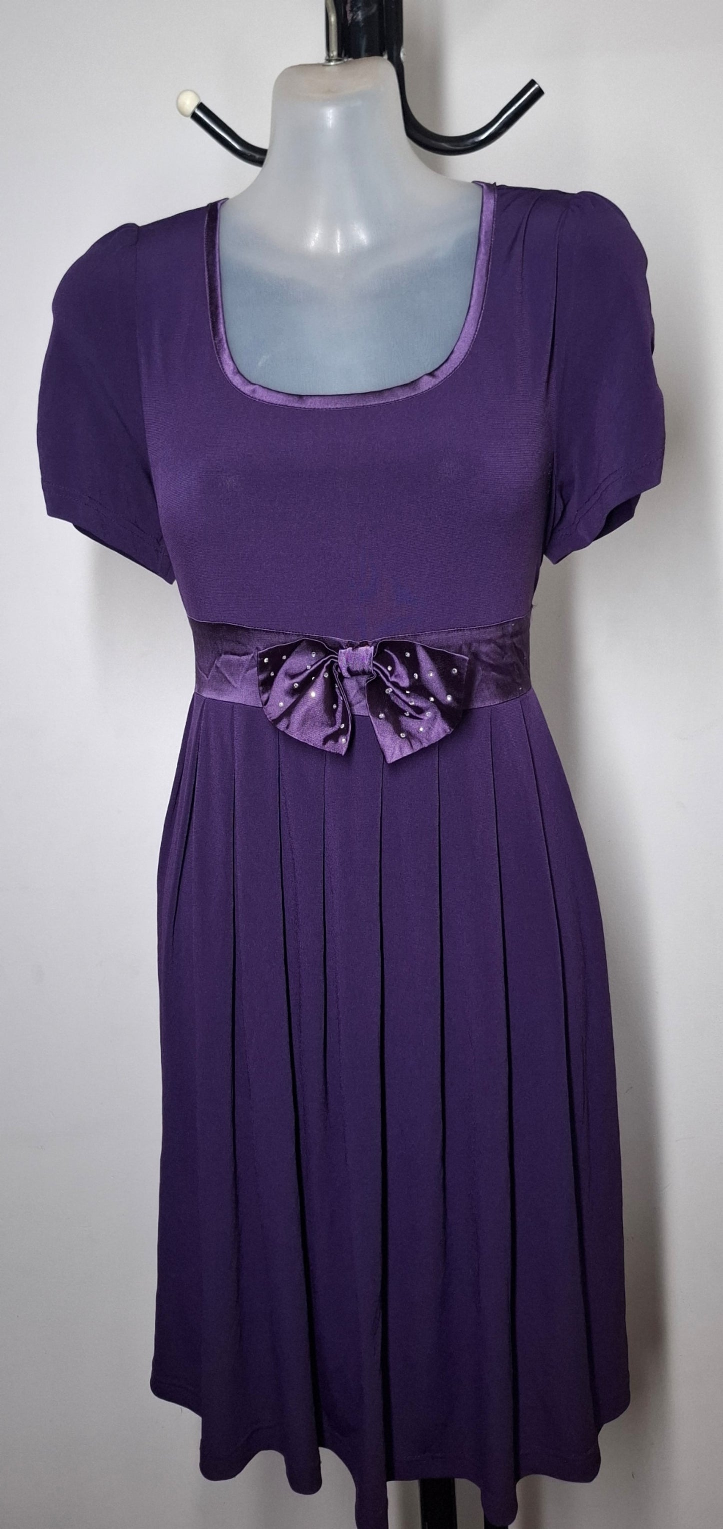 Size 10 - Purple Dress With Bow