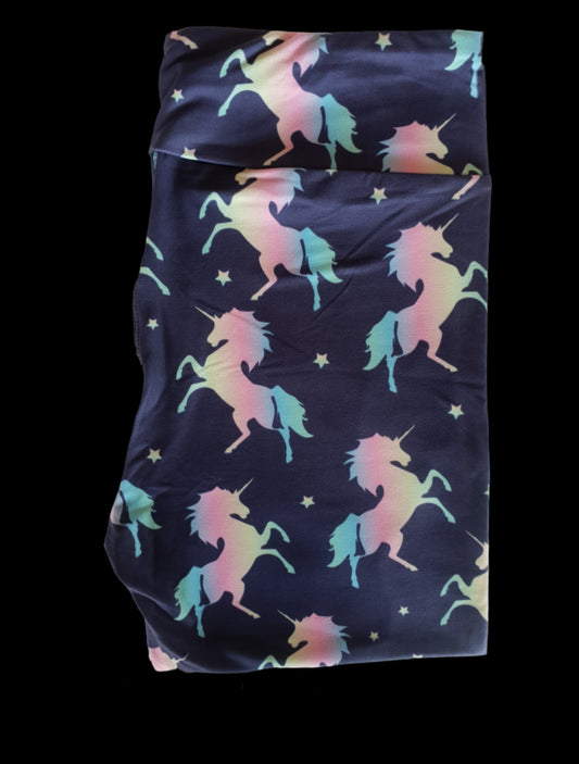 Deluxe - Rainbow Unicorn - 3/4 Length Leggings