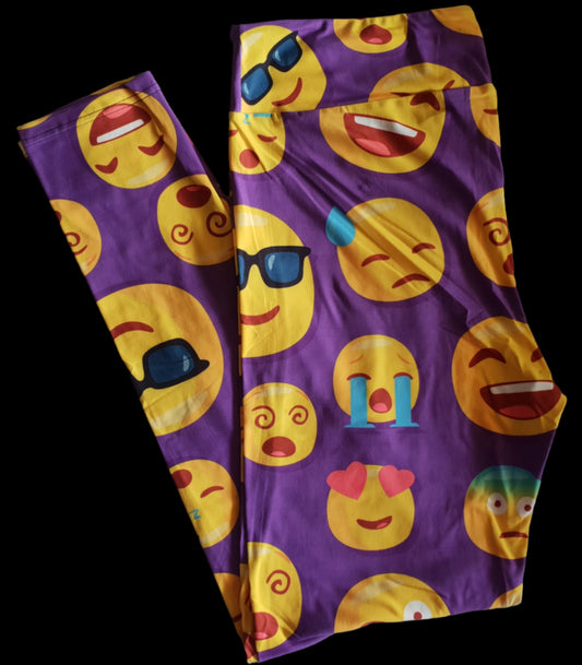 Deluxe - Emoji - Full Length Leggings