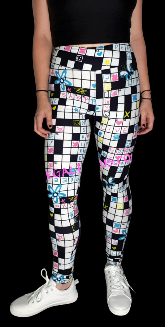 Deluxe - Crossword - Full Length Leggings