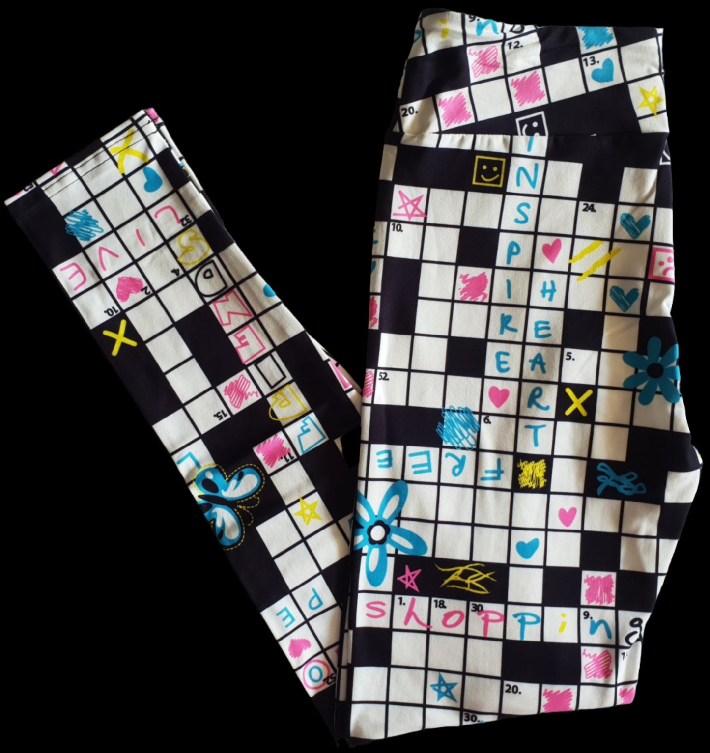 Deluxe - Crossword - Full Length Leggings