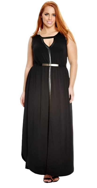 City Chic XL - Black Maxi Dress