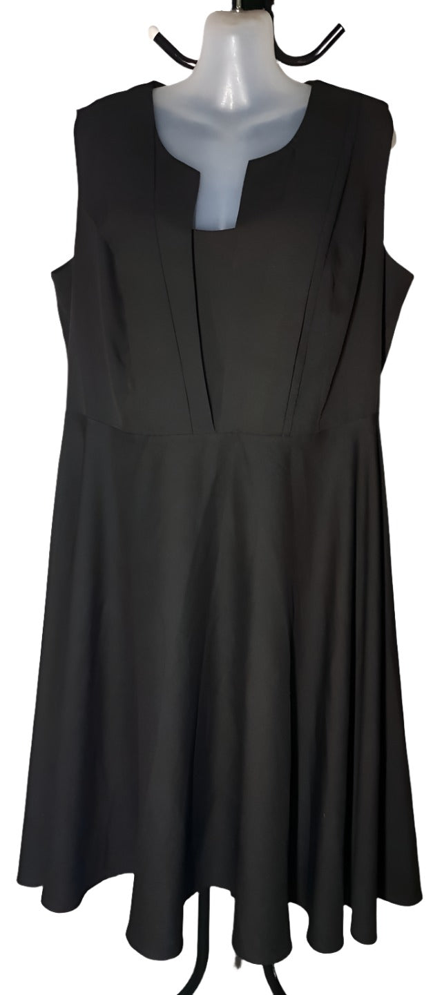 City Chic Small - Black Veronica Dress