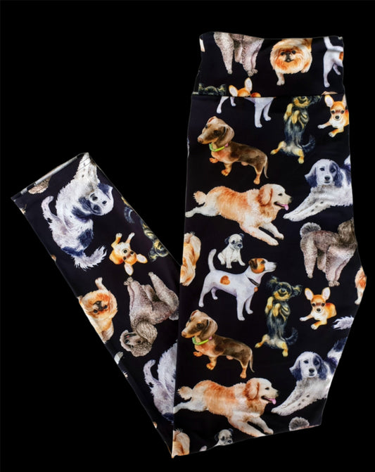 Deluxe - All The Dogs - Full Length Leggings