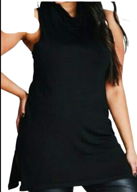 City Chic XS -  Black Soft Stretchy Top