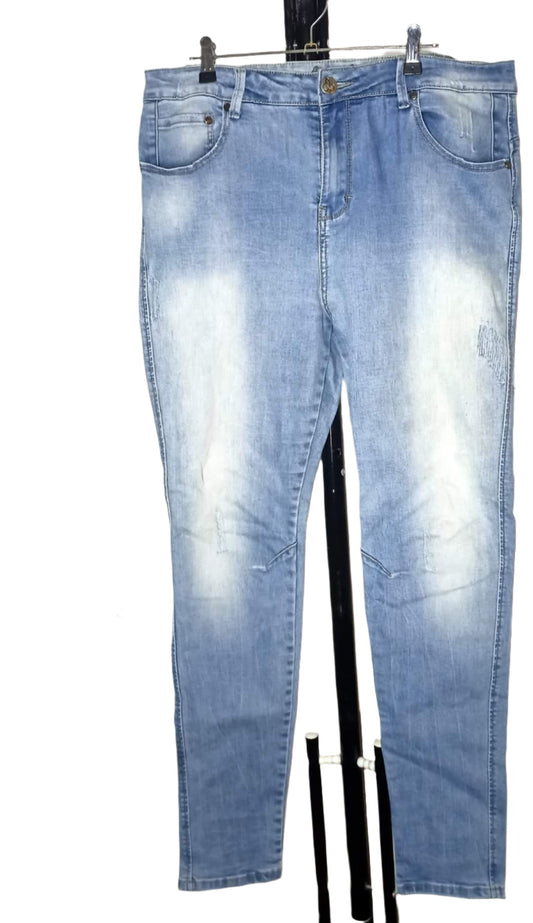 City Chic XS - 14 Blue Denim Skinny Jeans