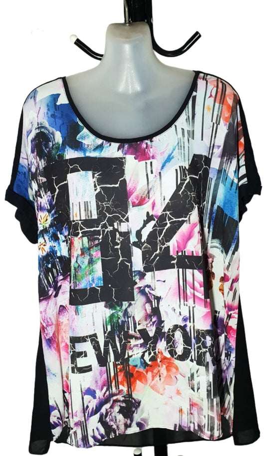 City Chic Small - "84 New York" Top