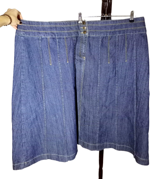 Size 26 - Blue Denim Skirt