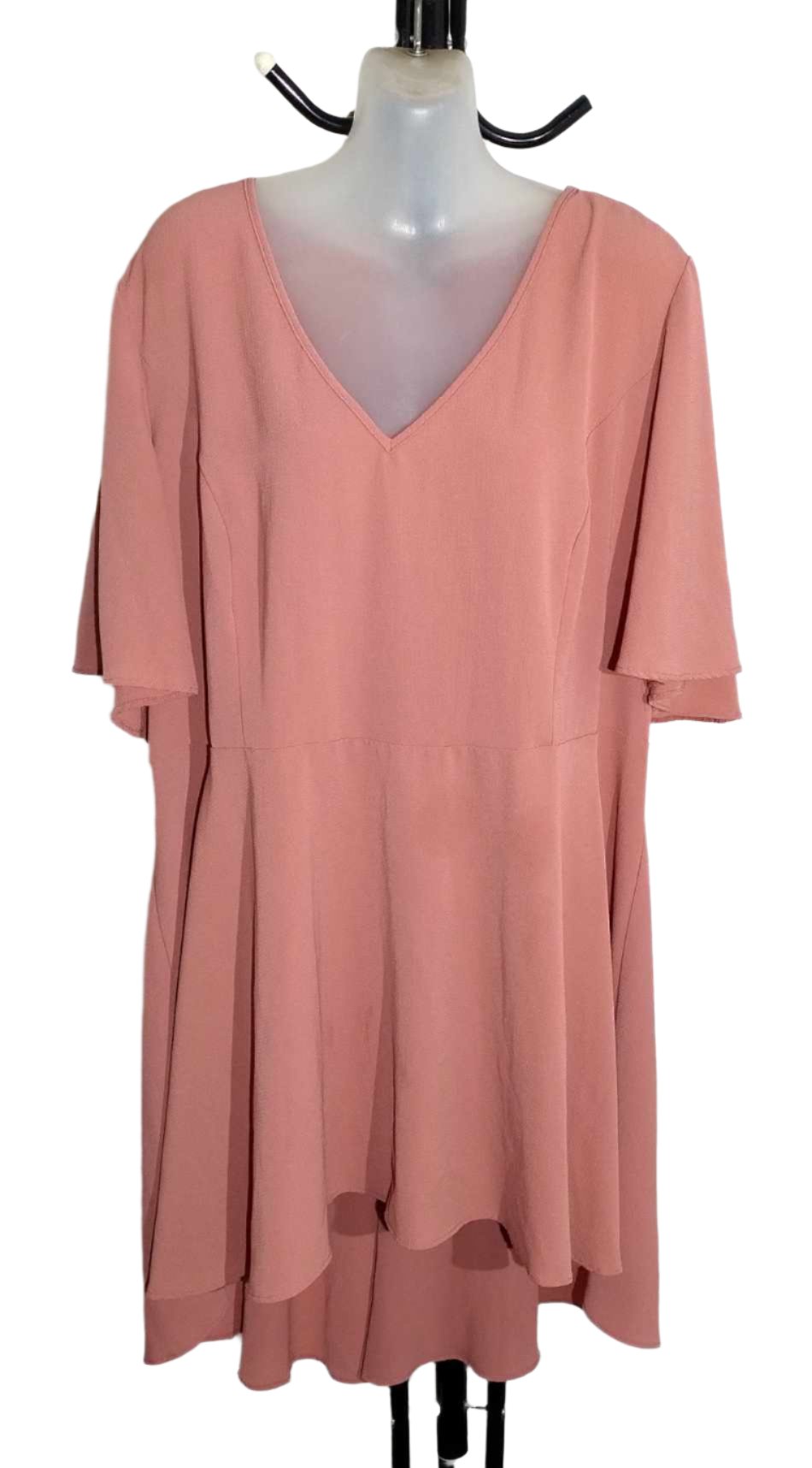 City Chic XL - V Neck Tunic Top With Sleeves