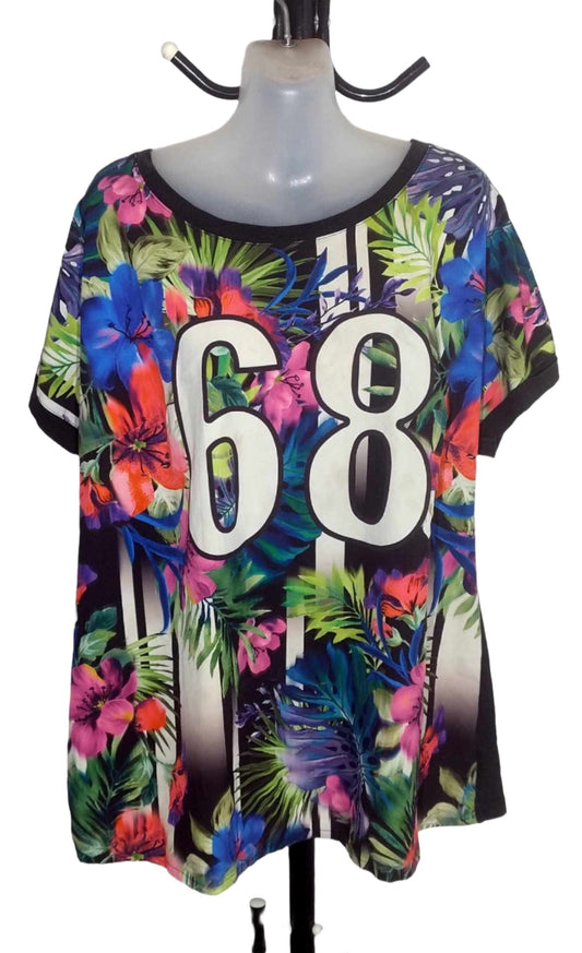 City Chic XS - Floral "68" Top