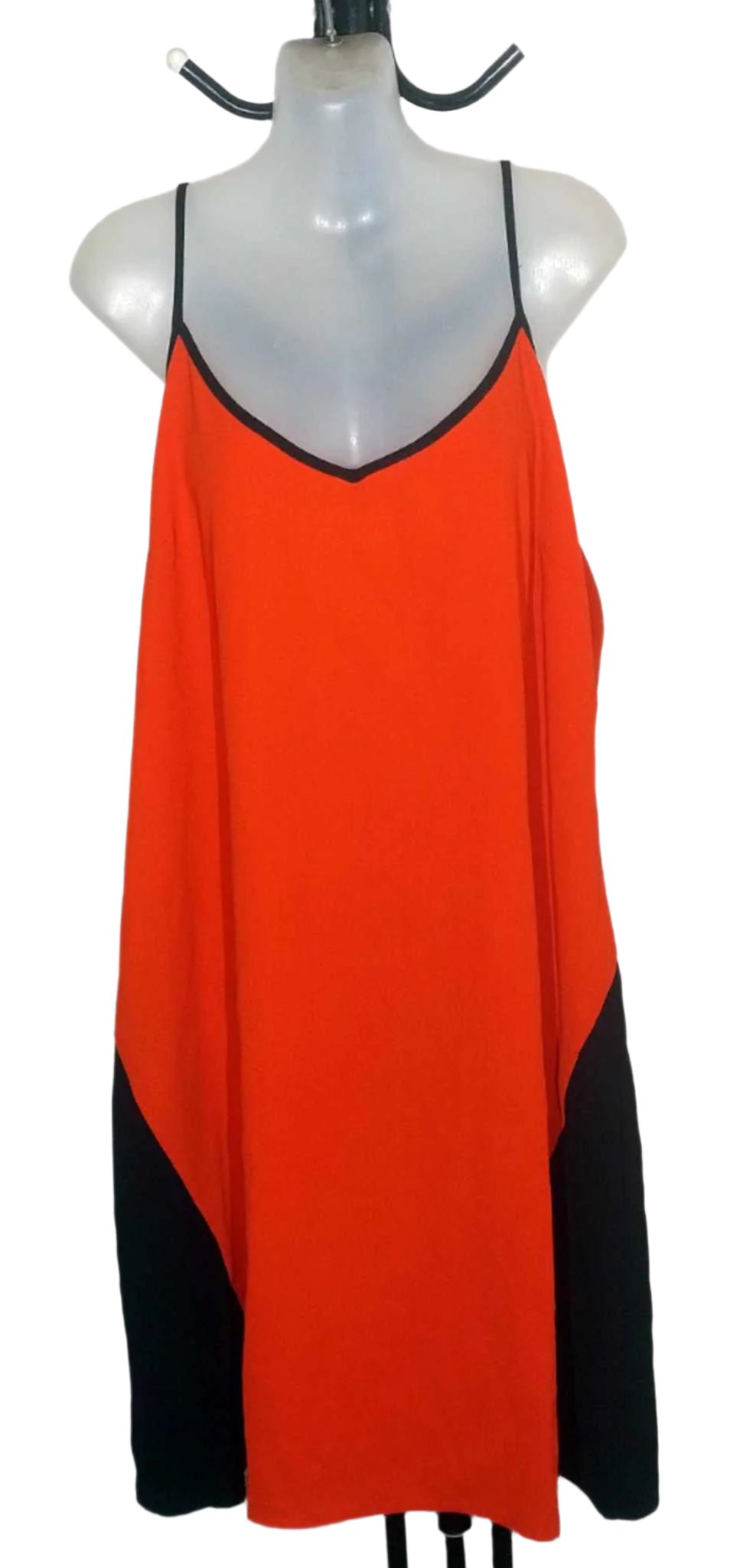 City Chic Medium - Orange Strappy Back Dress
