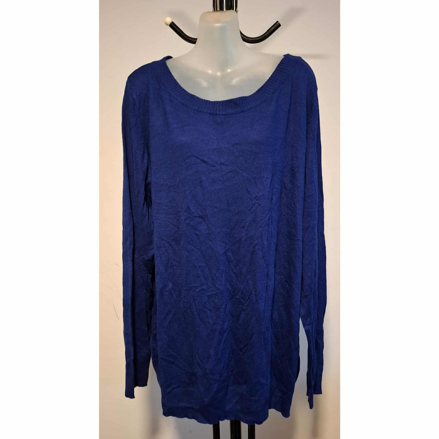 Size 24-26 - Blue Cardigan Style Jumper
