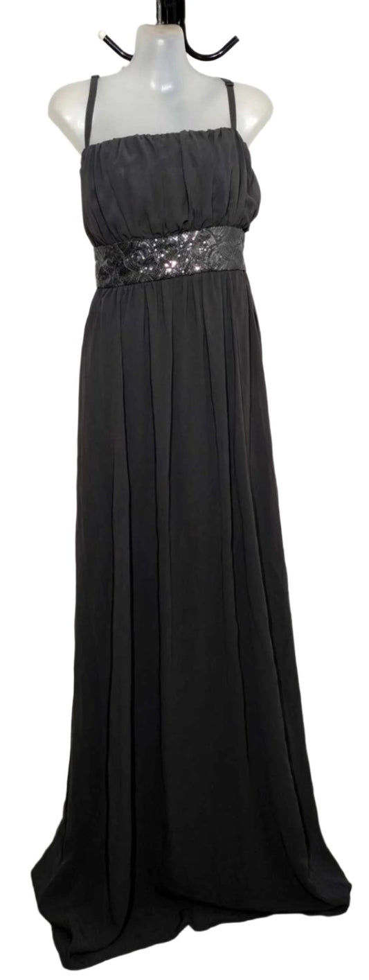 City Chic Large - Chiffon Maxi Dress With Embellished Waist - Brand New With Tags