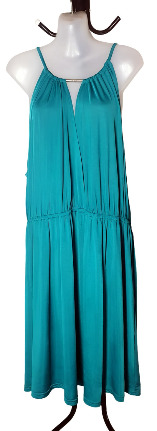 City Chic Large - Peekaboo Halter Neck Dress
