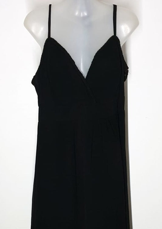 City Chic Large - Black Floral Maxi Dress