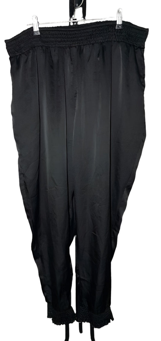 City Chic Small - Black Elastic Waist Pants