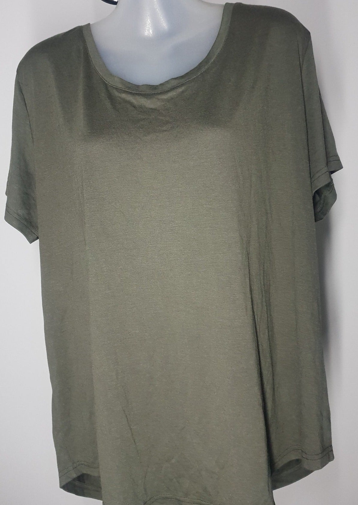 City Chic XS - Khaki Round Neck T Shirt