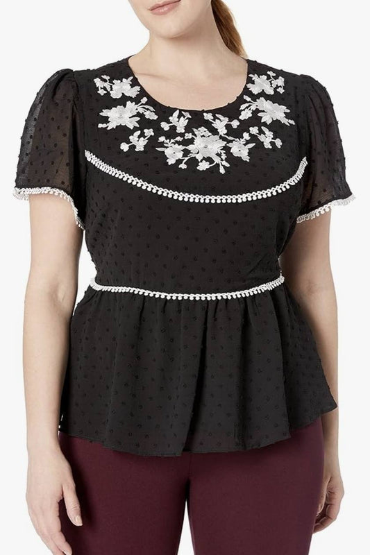 City Chic XS - Peplum Top