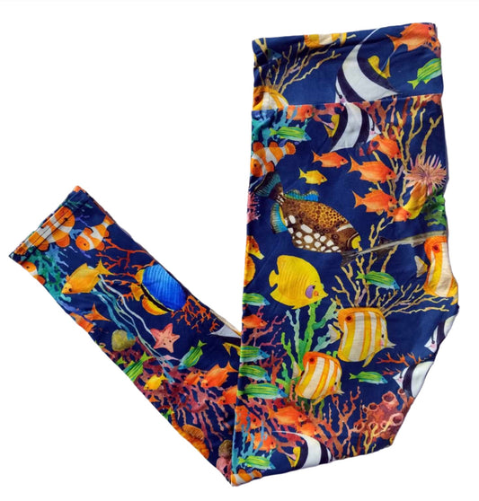 Deluxe - All The Fish - Full Length Leggings