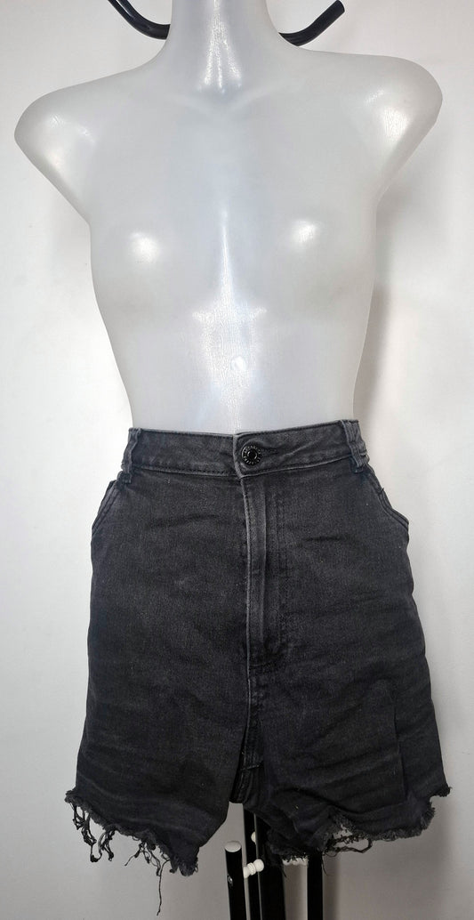 Size 18 - Black Denim Shorts