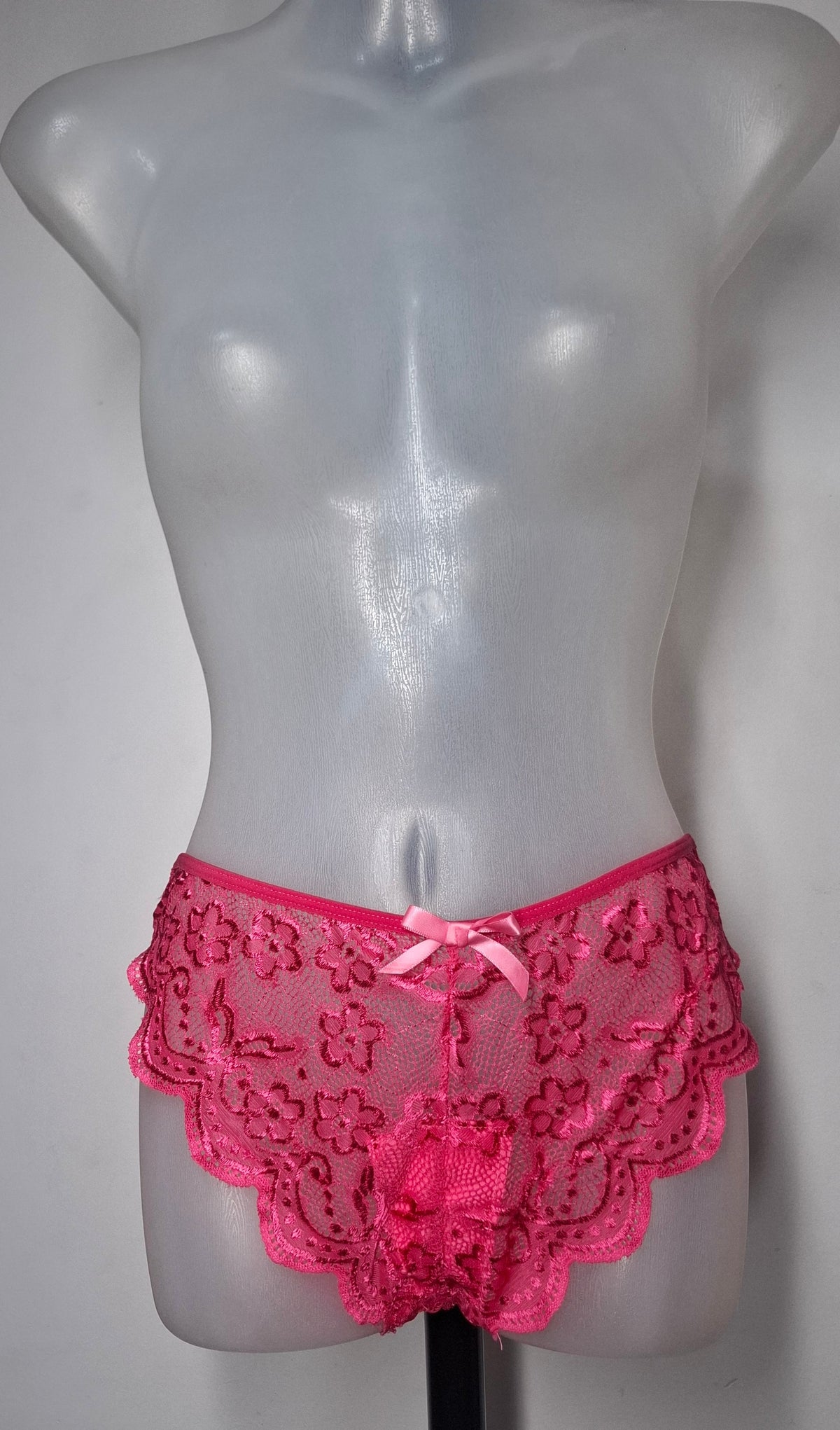 Size 18 - Pink Lace Strappy Underwear - Brand New